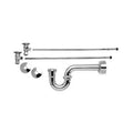 French Gold Lavatory Supply Kit with Brass Oval Handle L18097