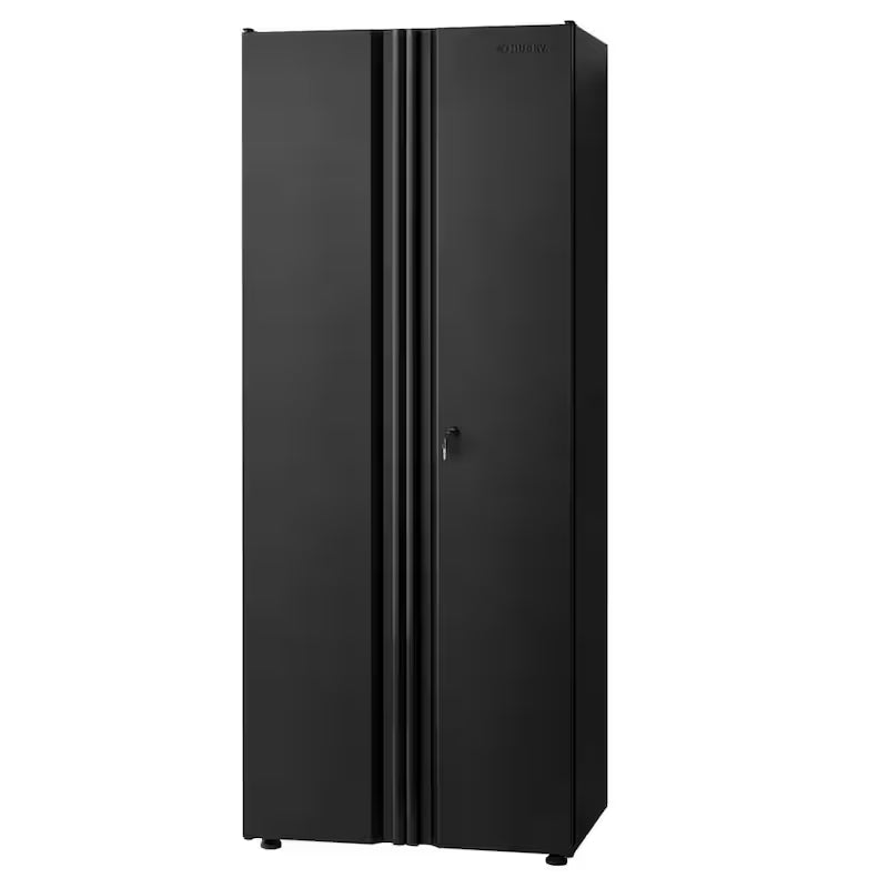 7-Piece Welded Steel Garage Storage System in Black W455305