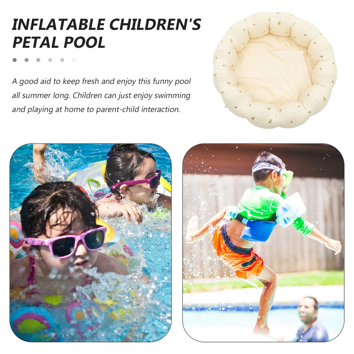Inflatable Swimming Pool for Toddlers D3108