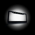 Black Aluminum License Plate Frame G634