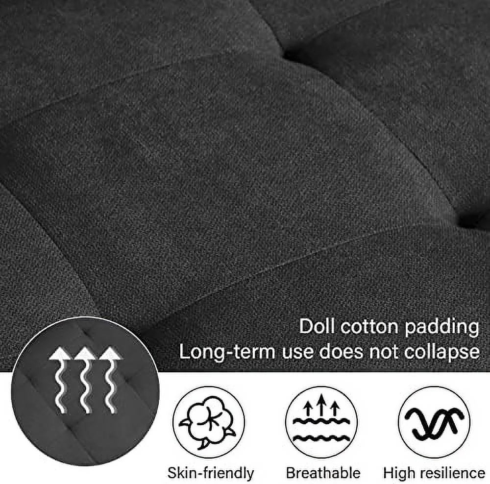 57" Tufted Loveseat and Chair Set of 2 M553363