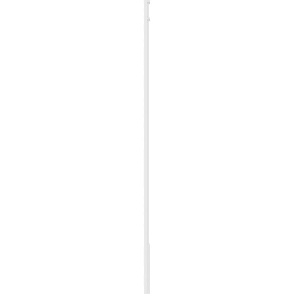Raised Panel PVC Pilaster with Decorative Capital and Base (Pair) F323