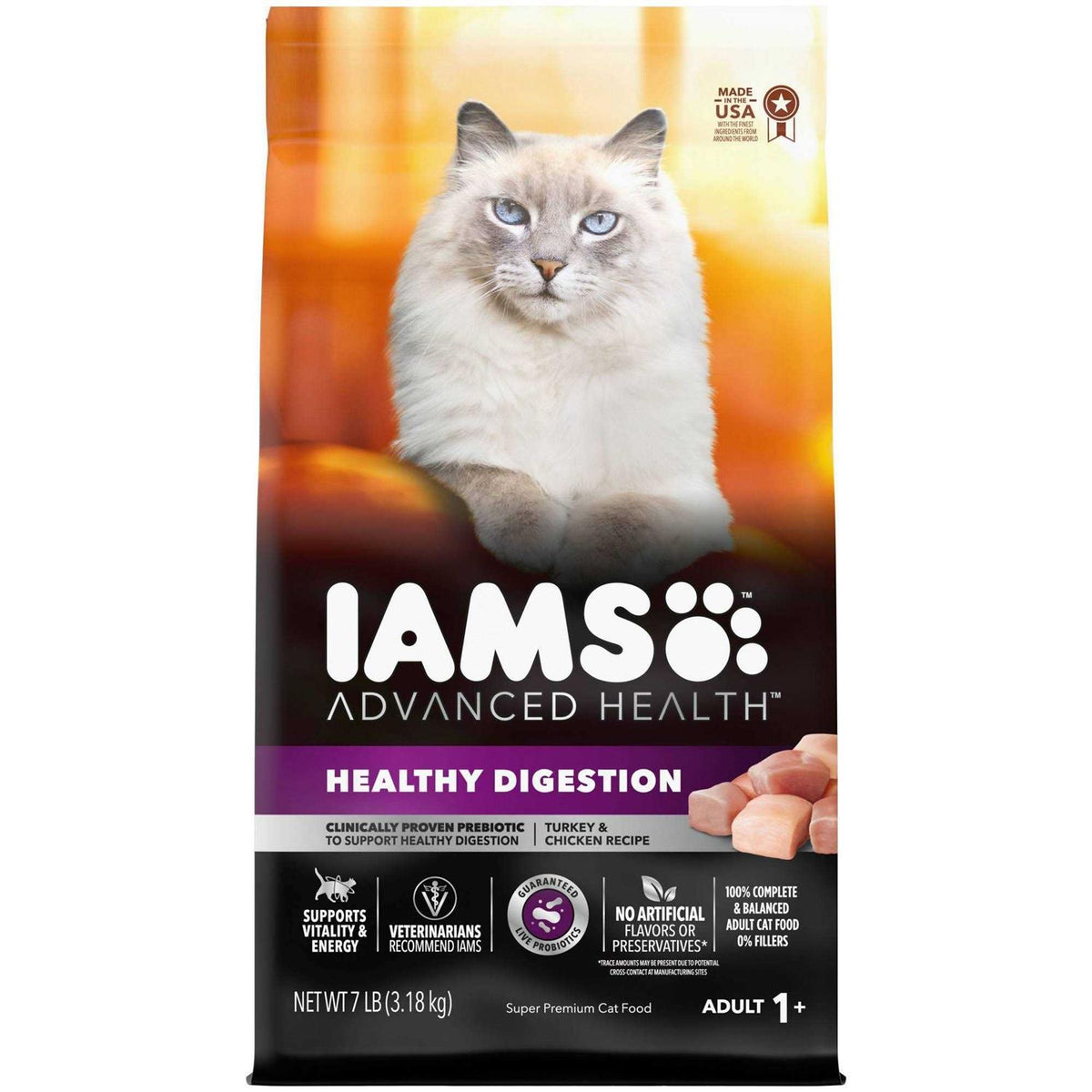 Turkey & Chicken Recipe Adult Dry Cat Food P828689