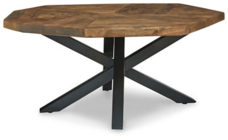 Brown/Black Coffee Table T216