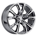 18x22 PVD Black Chrome Wheel X37383