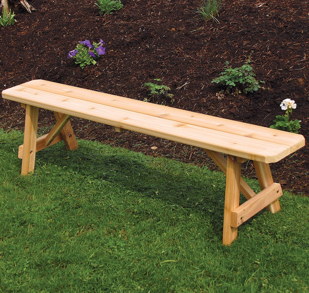 Mushroom Stain Backless Bench F4441