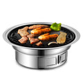 Charcoal Grill Non-stick Portable Stainless Steel BBQ Stove J504