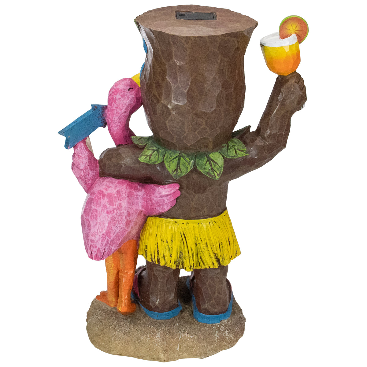 16" Solar Lighted Outdoor Garden Statue F53734