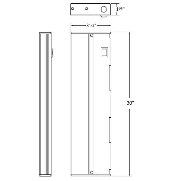 30x22 LED Under Cabinet Light C4832
