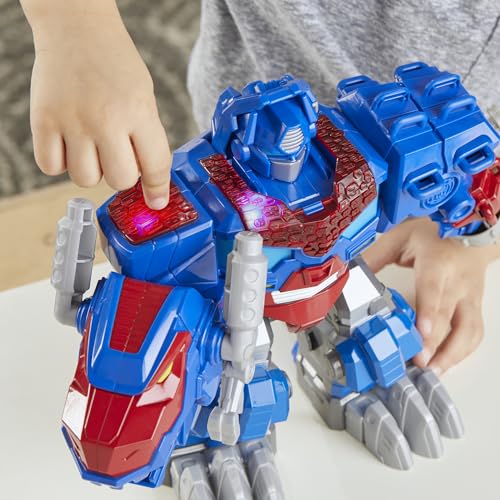 Optimus Prime T-Rex Converting Action Figure with Lights and Sounds X650