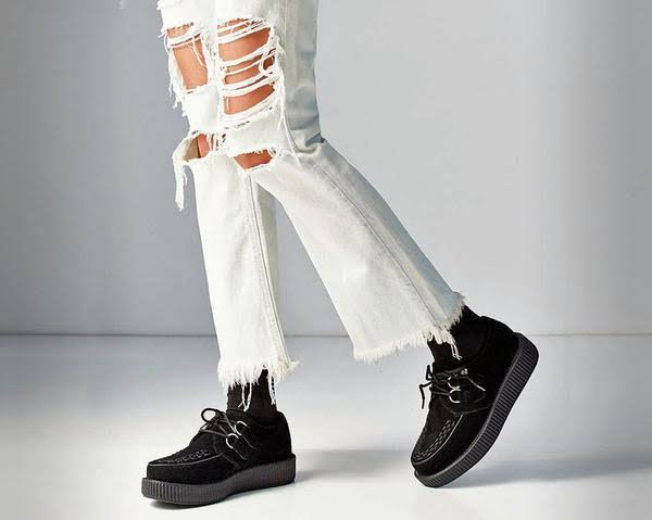 Black Suede Low Creeper W66547