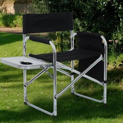 Heavy Duty Collapsible Director Chair with Side Table N222