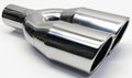 Dual Round Stainless Steel Exhaust Tip Pack of 2 Z874567
