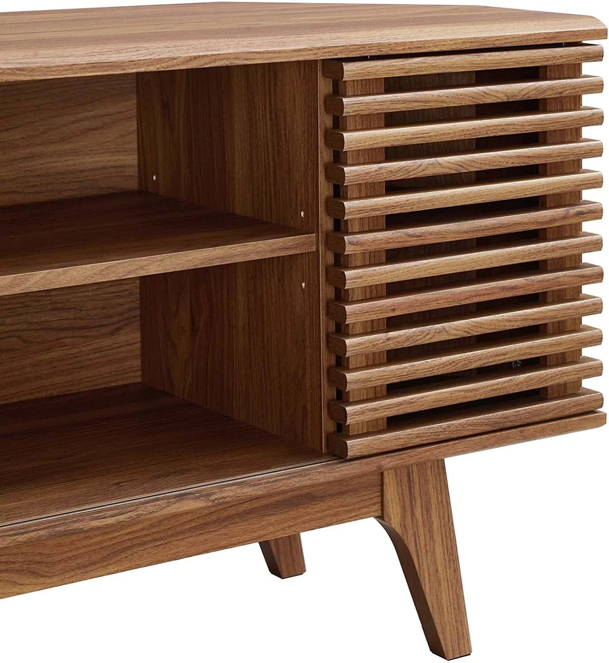 Mid-Century Modern Corner TV Stand Q902264