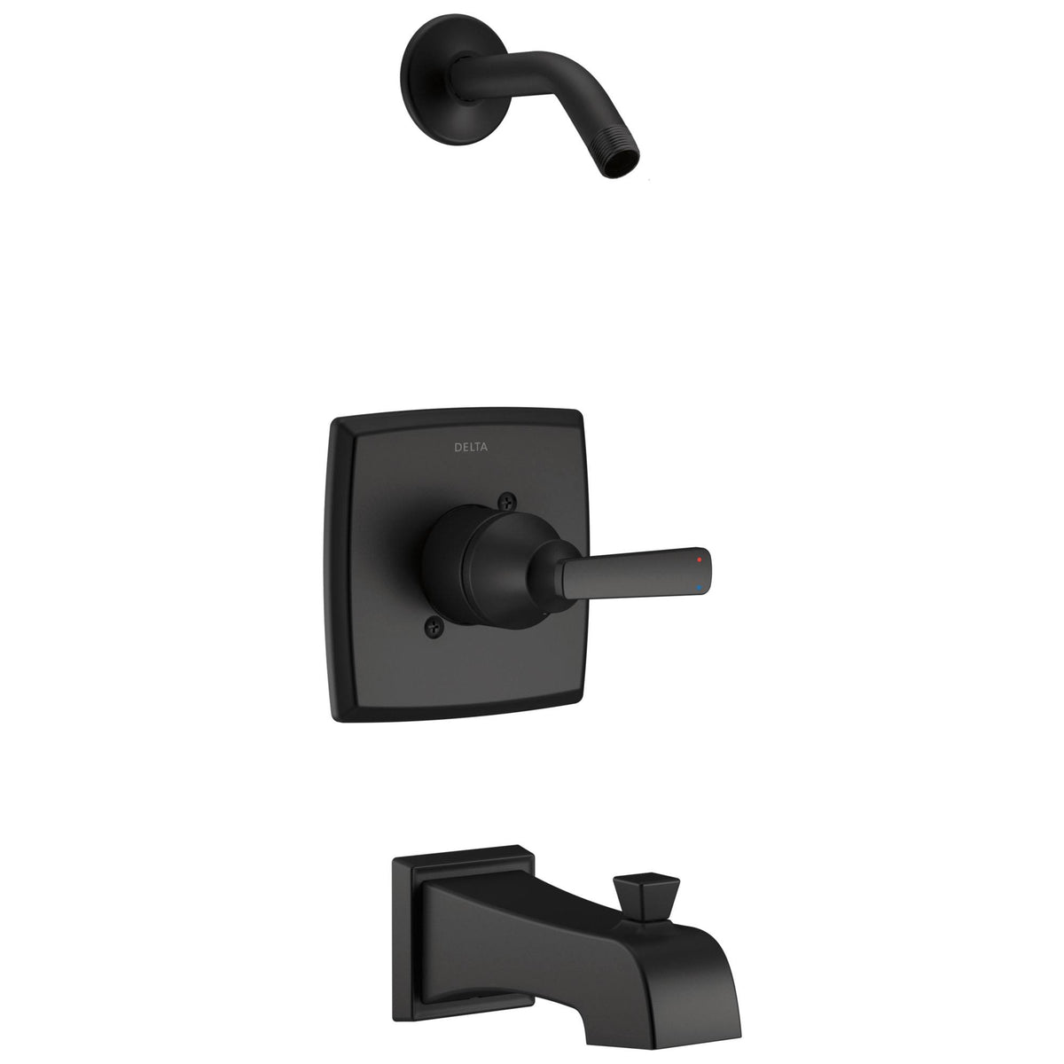 Matte Black Tub and Shower Trim L197