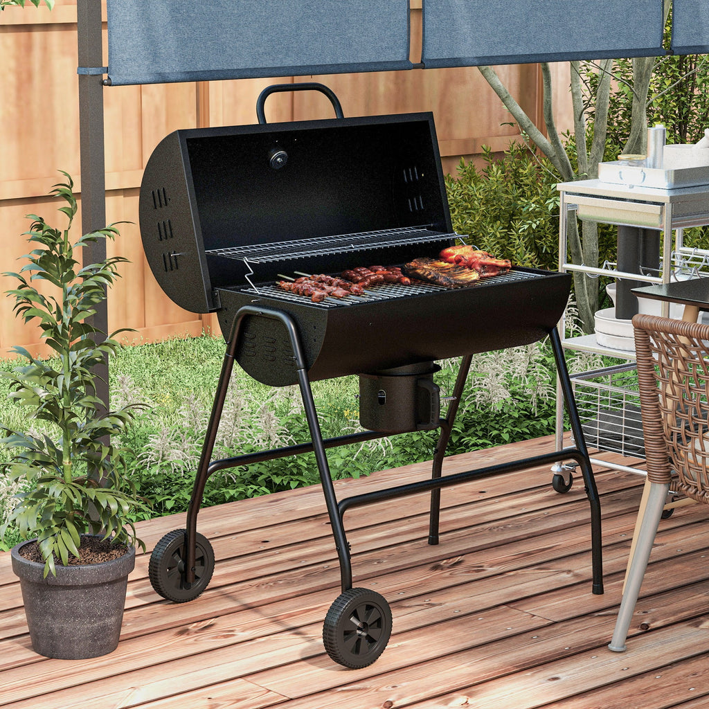 Wheeled Charcoal BBQ Grill C8113