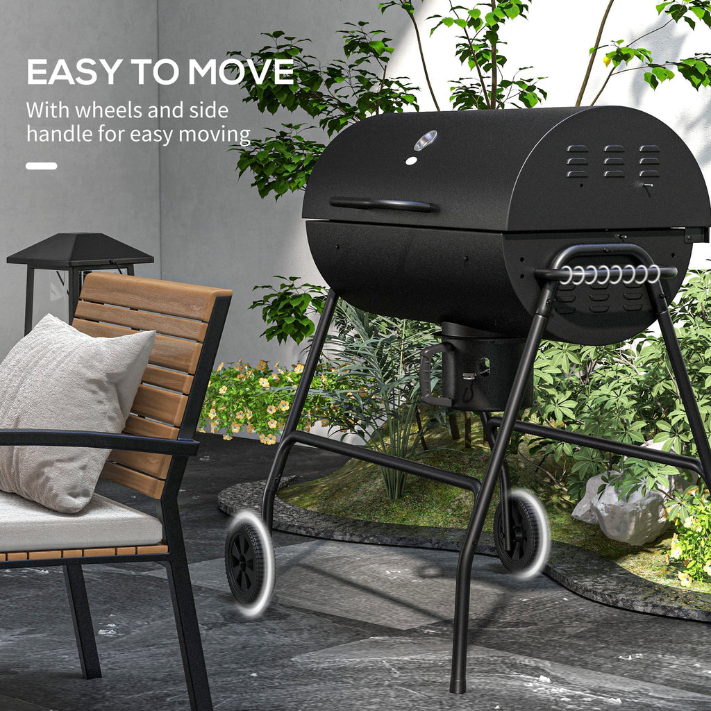 Wheeled Charcoal BBQ Grill C8113