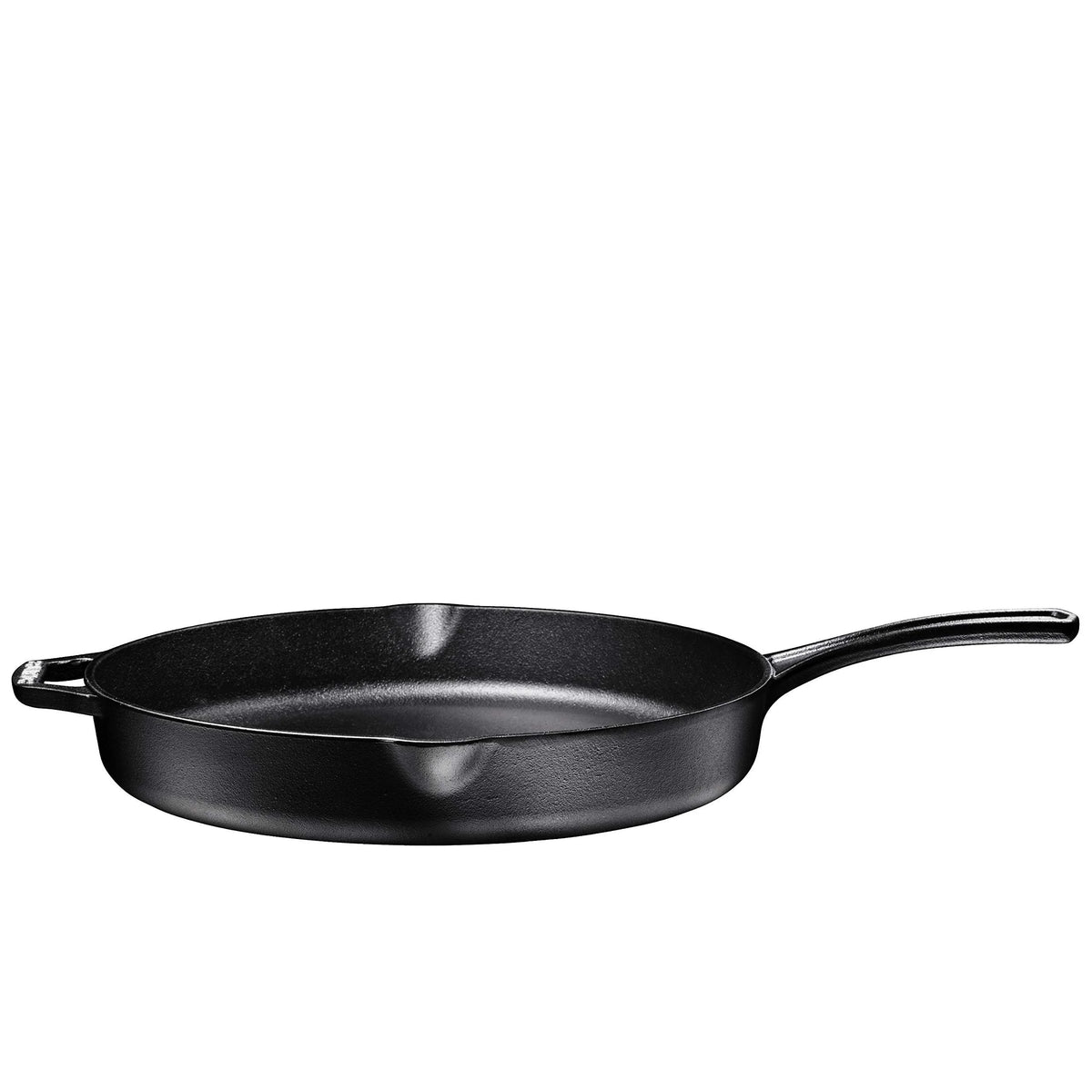 12'' Black Cast Iron Frying Pan Y713