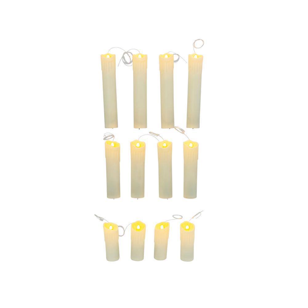 Set of 12 Battery Operated Floating Hanging Candles C9254