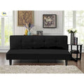 Black Polyester Sofa Bed P670837