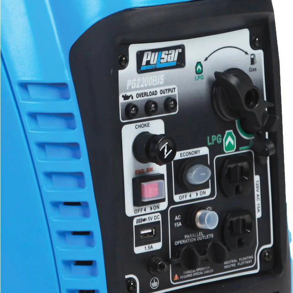 2200W Portable Dual Fuel Inverter Generator S7316