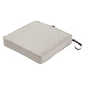 Heather Gray Patio Dining Seat Cushion U8808
