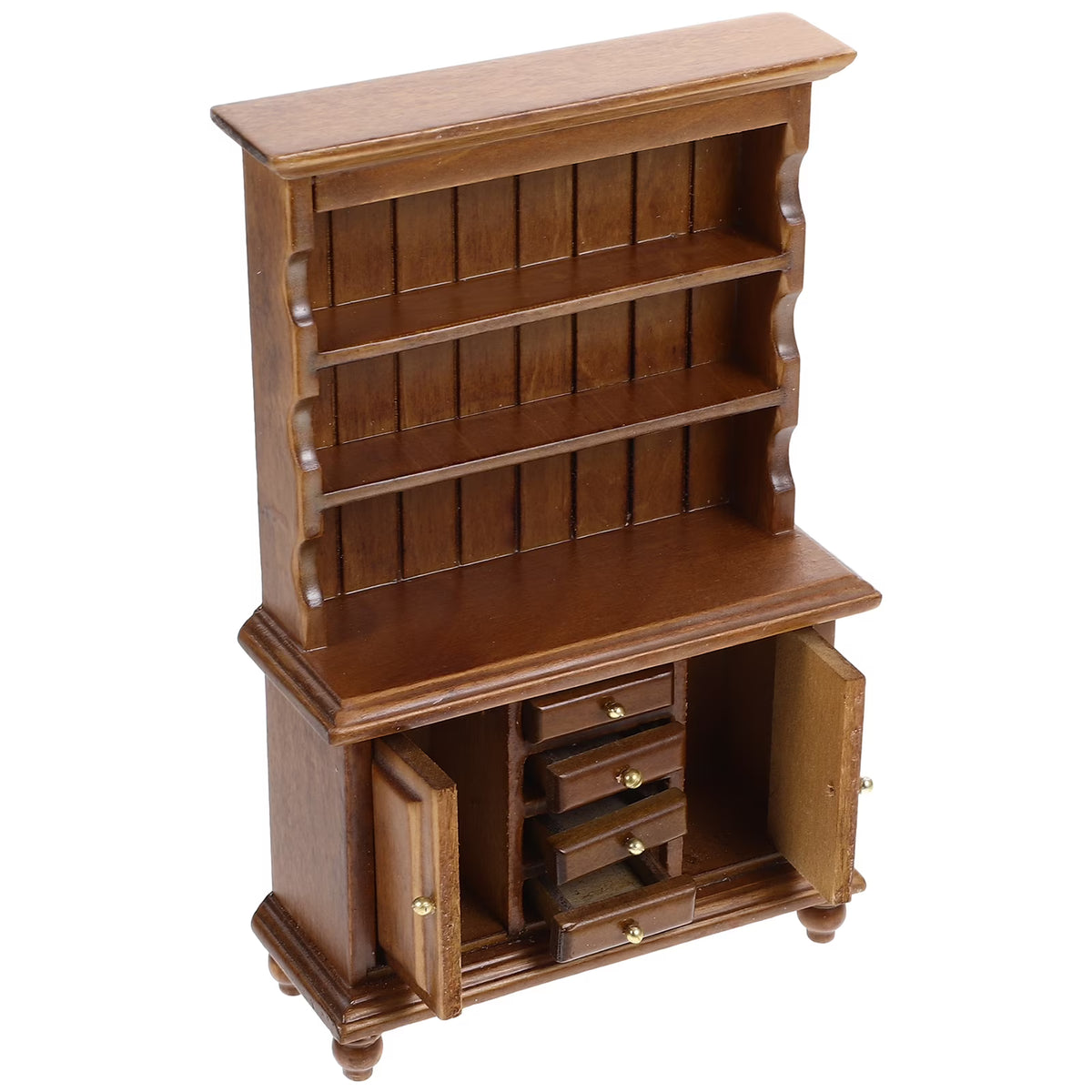 Walnut Color Wood Bookshelf O721993
