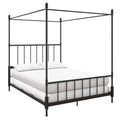 White Queen Canopy Poster Bed Frame Y22567