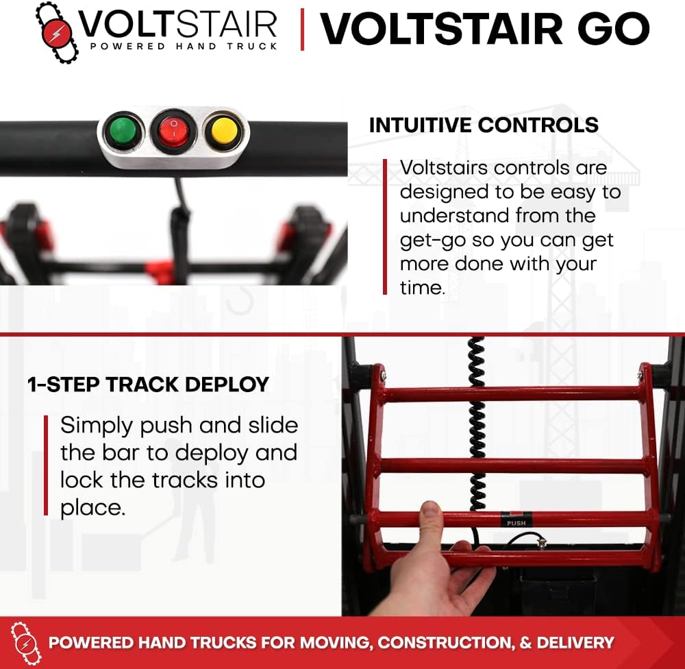Portable Electric Stair Climbing Hand Truck with 150lb. Lift Capacity G9977