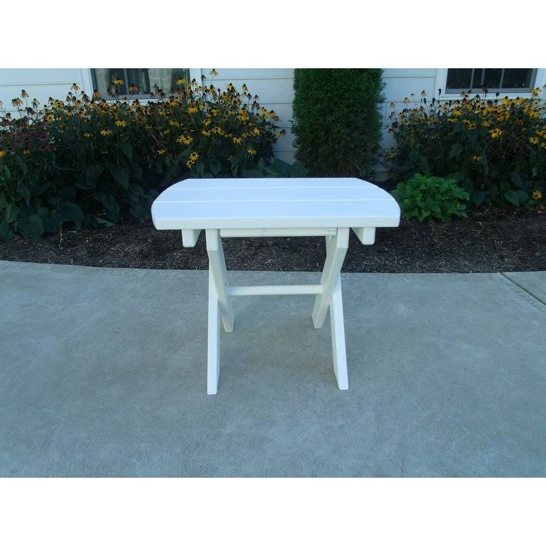 Lime Green Recycled Poly Lumber Folding End Table E2790
