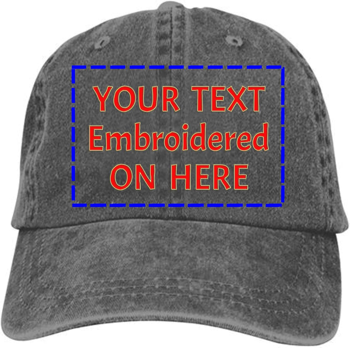 Embroidered Dad Hat with Strap Closure V480353