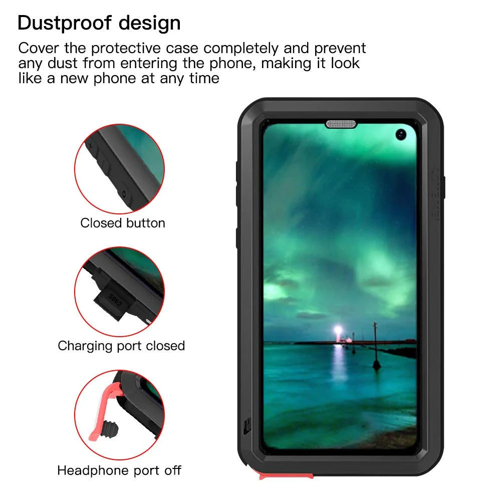 Heavy Duty Aluminum Metal Case for Samsung Galaxy Note 10 D20050
