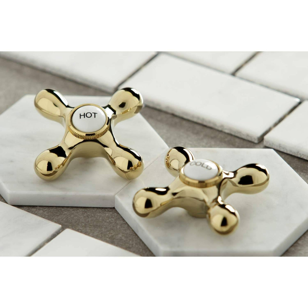 Polished Brass Wall Mount Bathroom Faucet R1211