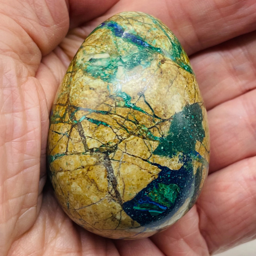 Green Blue Tan 163g Egg Y6290