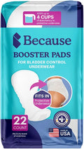 Incontinence Booster Pads for Adult Diapers, 22 Count X309