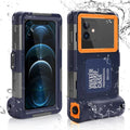 Waterproof Protective Case for Samsung Galaxy F62 and Phones Up to 6.9 Inch with Lanyard L142489