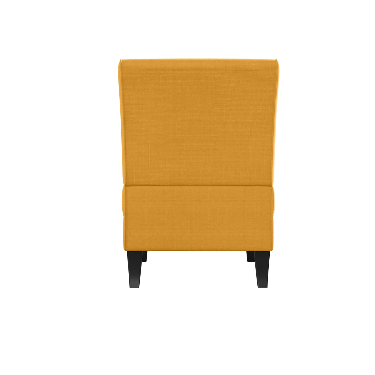 Orange Linen Armless Chair O8690
