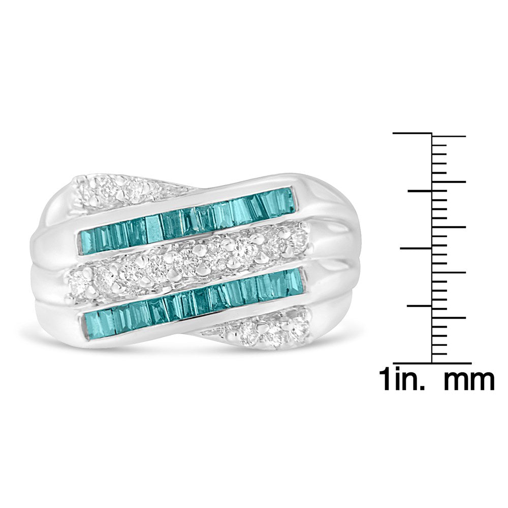 14k White Gold Diamond Band Ring L576239