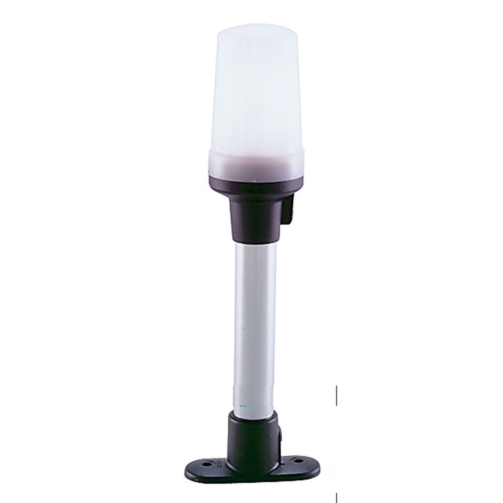 White All-Round Light with Black Polymer Base B3079