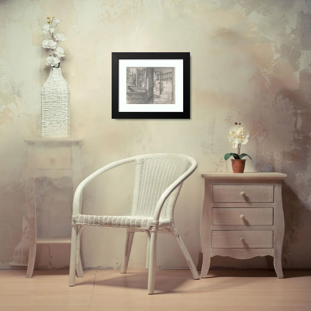 Black Modern Framed Museum Art Print T63313