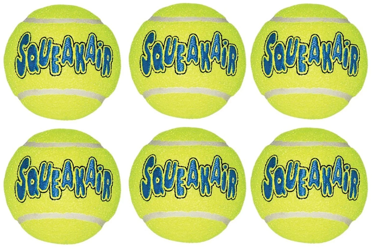 Yellow Tennis Ball Dog Toy 6 Count R23700