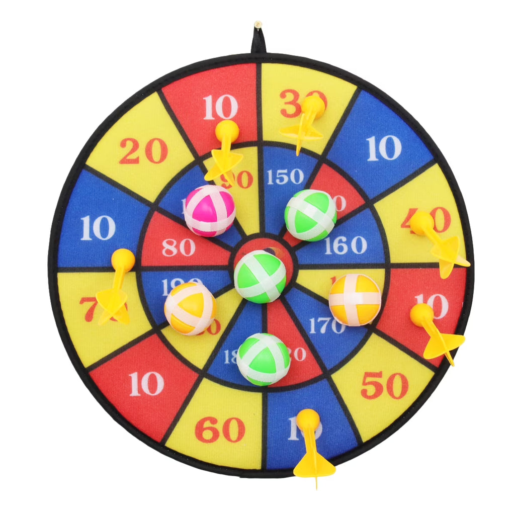 Flocking Dart Board with 4pcs Darts Dartboard Set C966