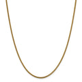 14kt Yellow Gold 2mm Franco Chain 20 inch Lobster Clasp F387
