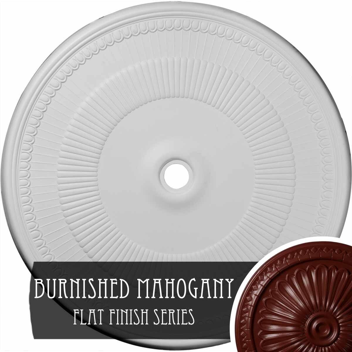 51 1/8x22OD x 3 5/8x22ID x 1 1/2x22P Ceiling Medallion Brushed Mahog A781