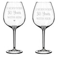 Set of 2 20 oz Wine Glass Goblet E98969
