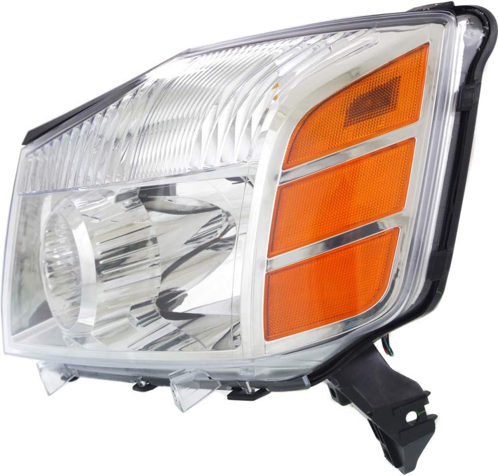 Driver Side Halogen Headlight for Nissan Titan 2004-2007 V43964