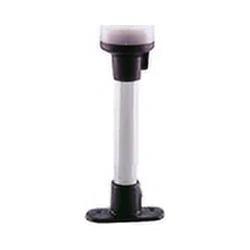 White All-Round Light with Black Polymer Base B3079