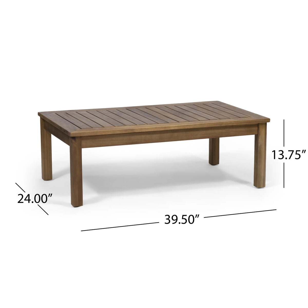 Acacia Wood and Rope 4 Seater Chat Set with Cushions N277