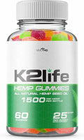 Maximum Strength Hemp Extract Gummies Dietary Supplement 60 Gummies D13775