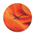 Orange Upper Antelope Canyon Landscape Wood Wall Clock P8734